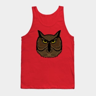 Great Horned Owl Tank Top